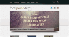 Desktop Screenshot of focalpoint-films.com